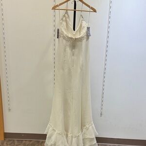 Ivory Bridal Gown with Lace Details